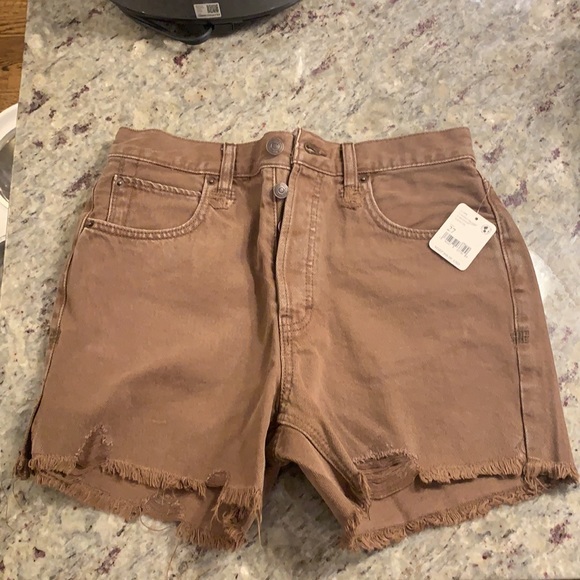 Free people brown shorts never worn - Picture 2 of 6